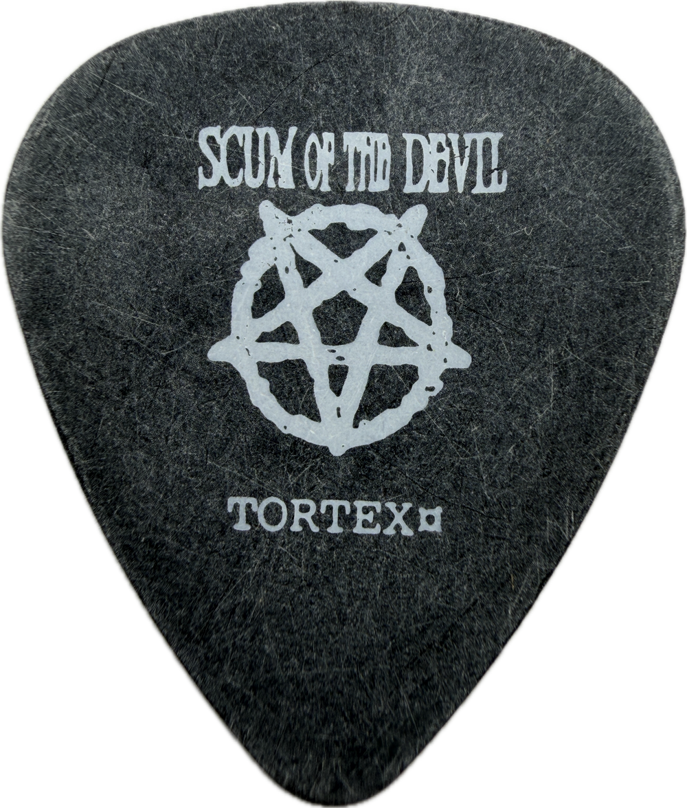 Mike Riggs Rob Zombie 1999 Hellbilly Deluxe Tour Scum Of The Devil Guitar Pick front
