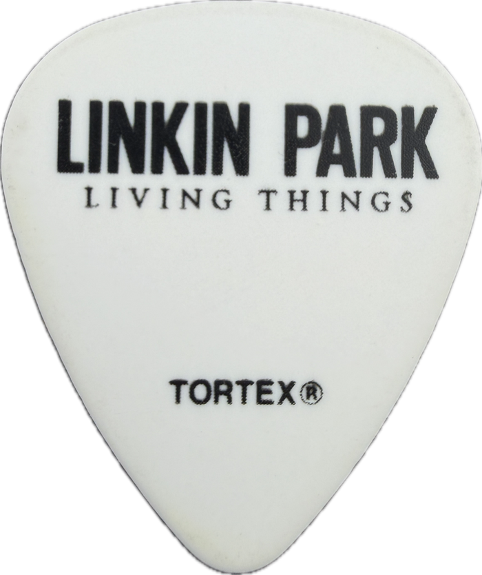 Mike Shinoda Linkin Park 2012 Living Things Tour Guitar Pick front linkin park living things