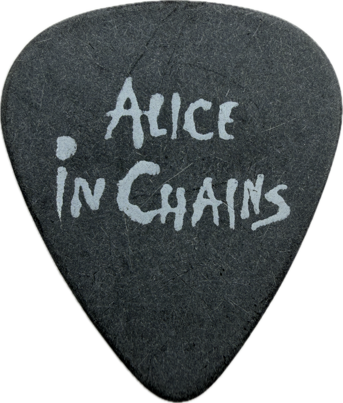 Mike Starr Alice In Chains Tour Guitar Pick front alice in chains black