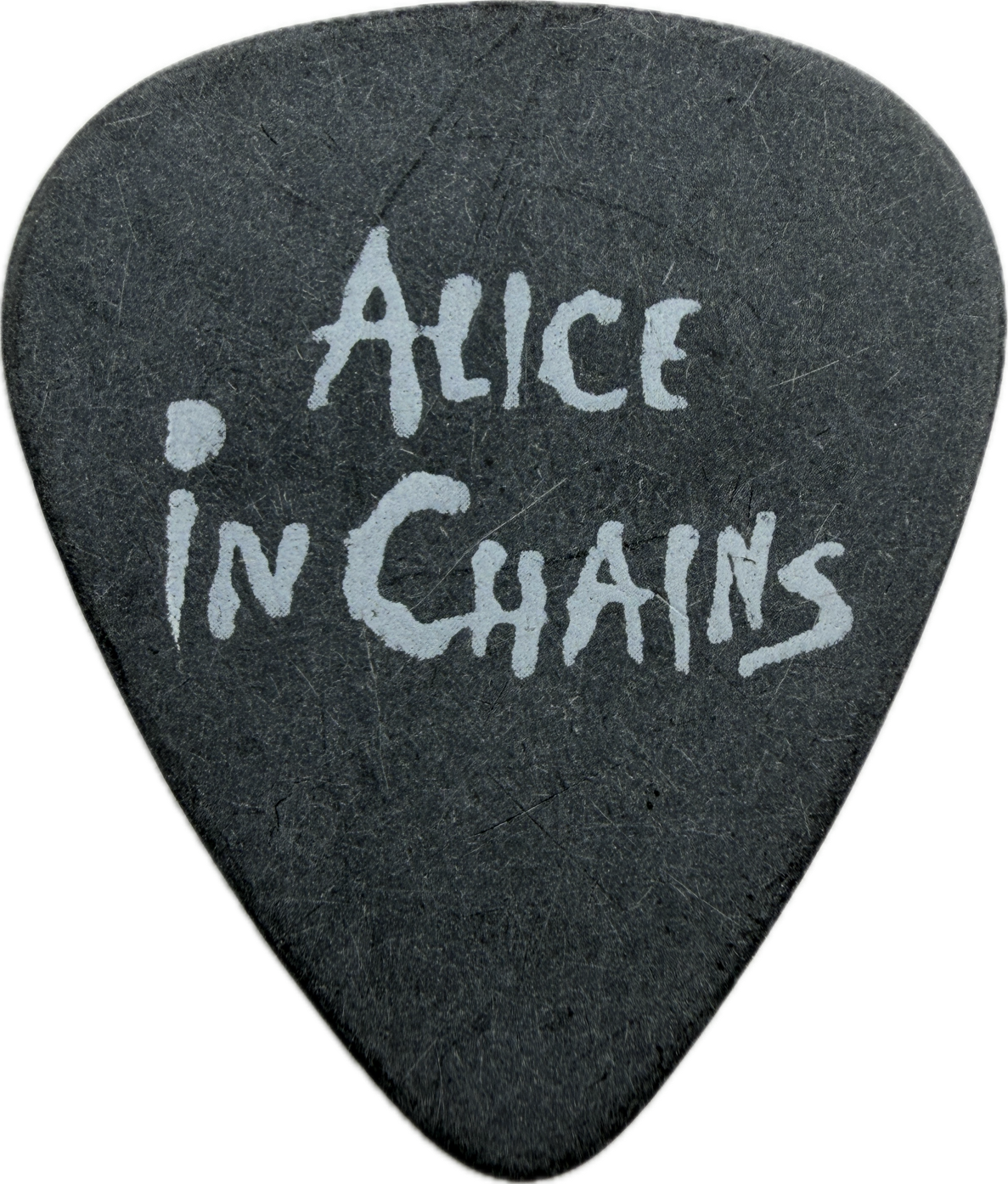 Mike Starr Alice In Chains Tour Guitar Pick front alice in chains black