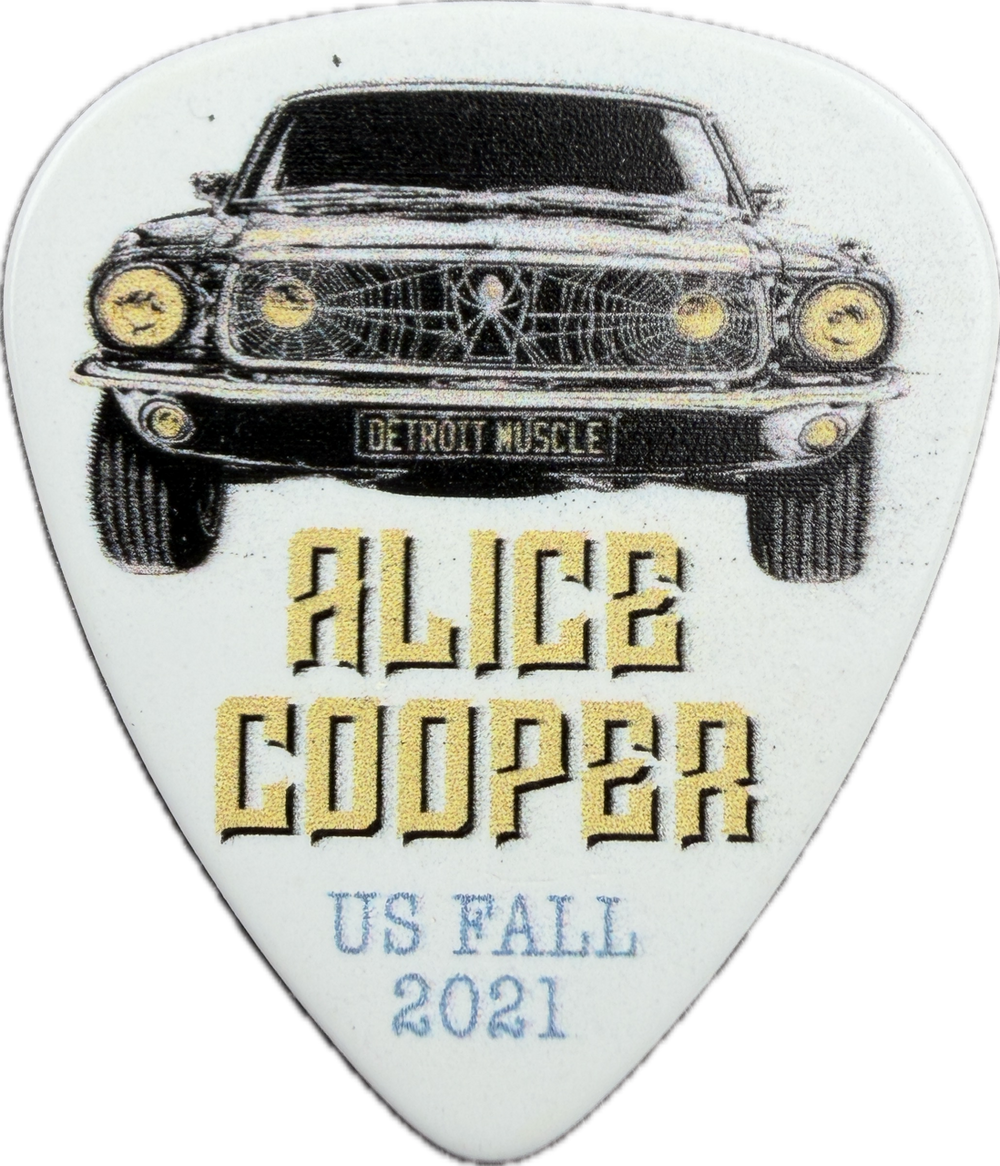 Nita Strauss Alice Cooper 2021 Us Fall 2021 Detroit Muscle Guitar Pick front