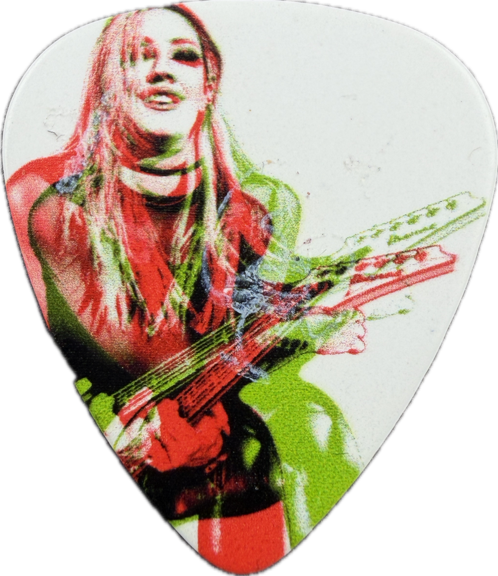 Nita Strauss Alice Cooper 2025 2025 Tour Portrait Guitar Pick front