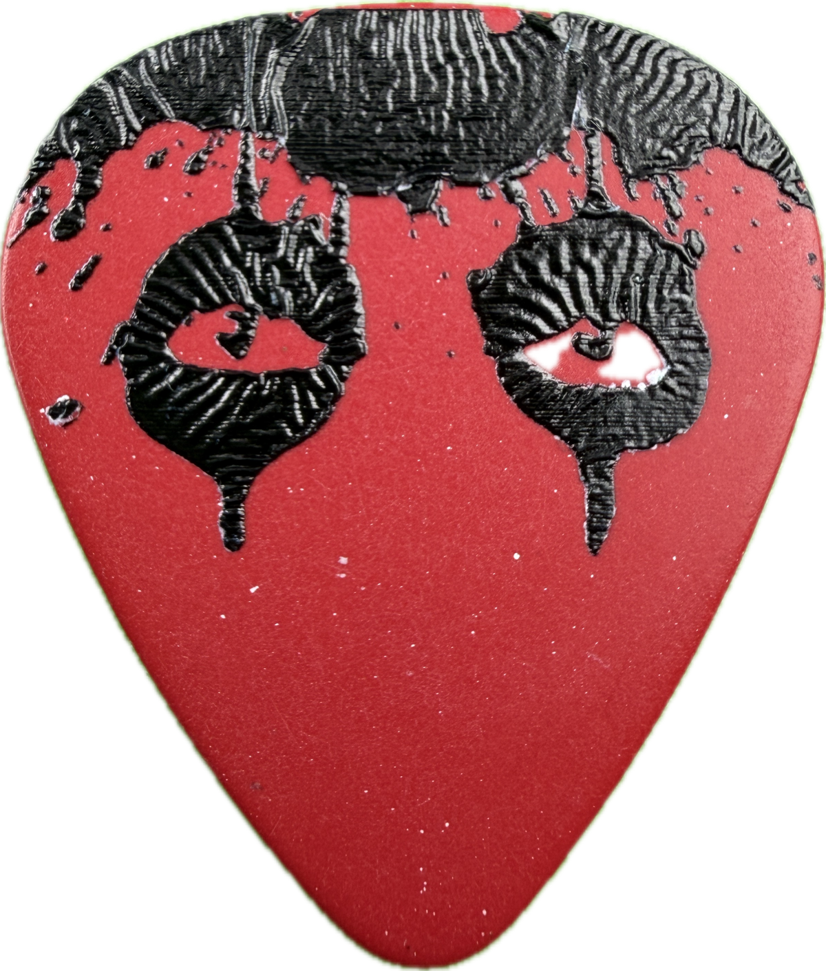 NITA STRAUSS ALICE COOPER 2025 OL BLACK EYES TOUR LOGO SIGNATURE GUITAR PICK FRONT