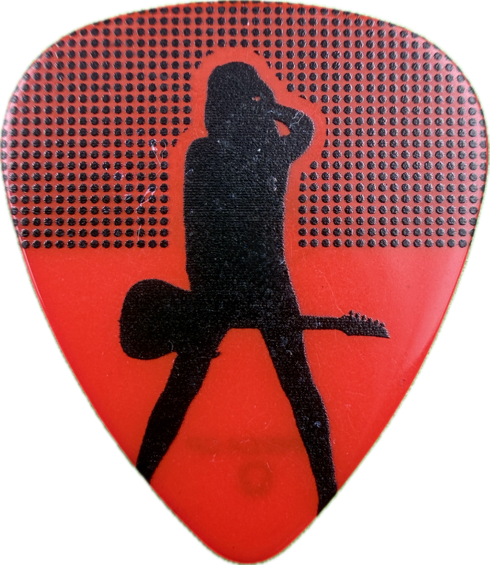 NITA STRAUSS ALICE COOPER 2025 SILHOUETTE TOUR SIGNATURE GUITAR PICK FRONT