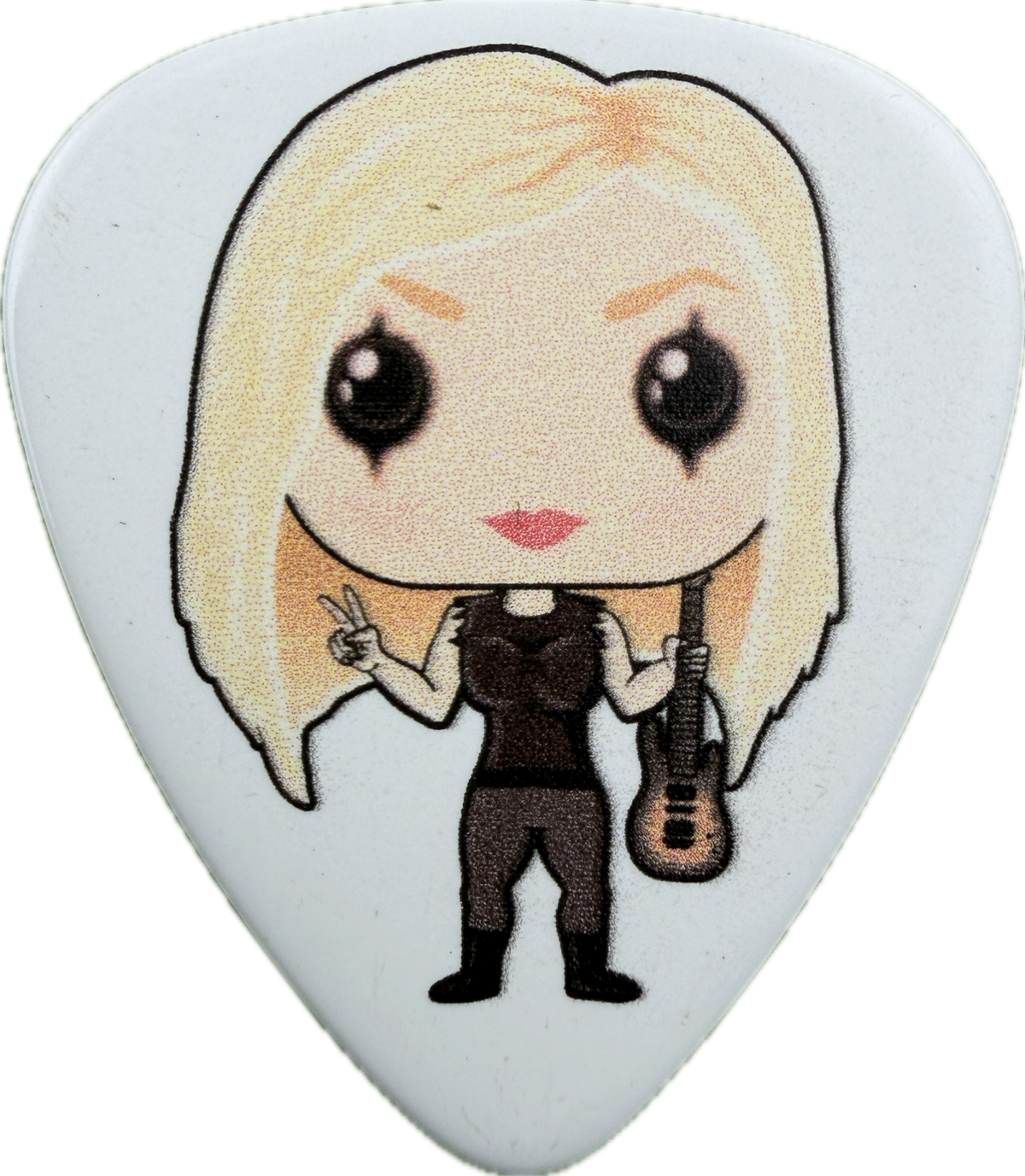 NITA STRAUSS FUNKO POP LOGO GUITAR PICK FRONT