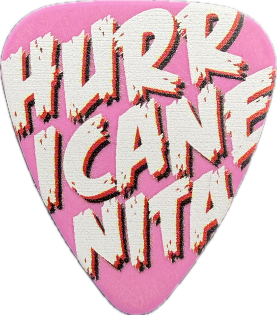 NITA STRAUSS HURRICANE NITA PINK 2015 TOUR GUITAR PICK