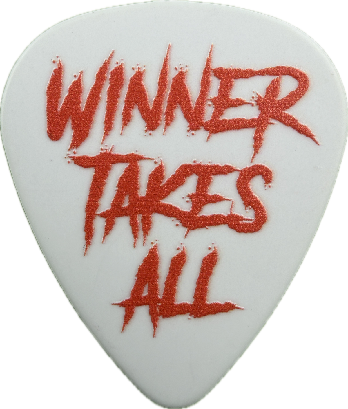 NITA STRAUSS WINNER TAKES ALL LOGO GUITAR PICK FRONT