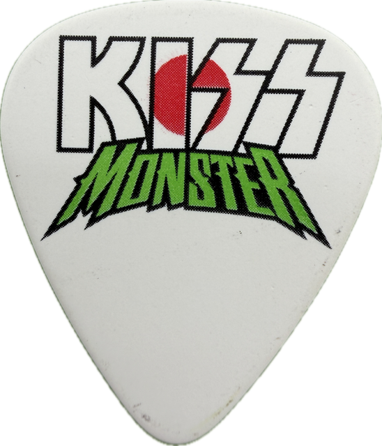 PAUL STANLEY KISS HELLO KITTY JAPAN 2013 TOUR GUITAR PICK