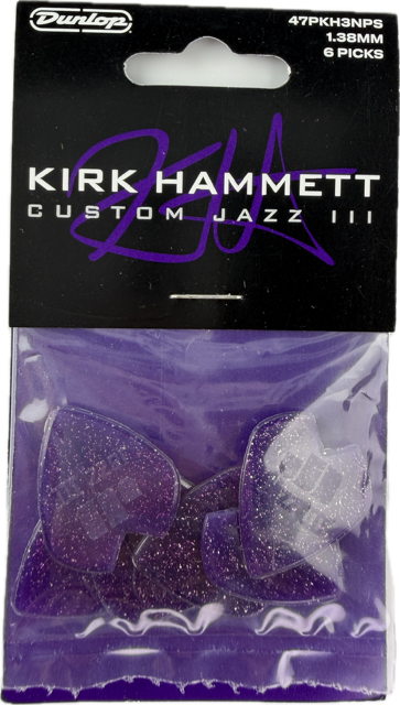 KIRK HAMMETT CUSTOM JAZZ III GUITAR PICK PACK