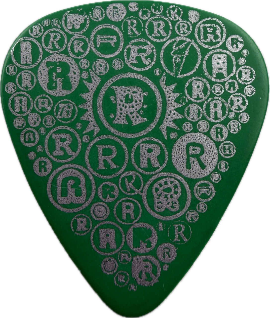 Rick Nielsen Cheap Trick R Logo Signature Guitar Pick front