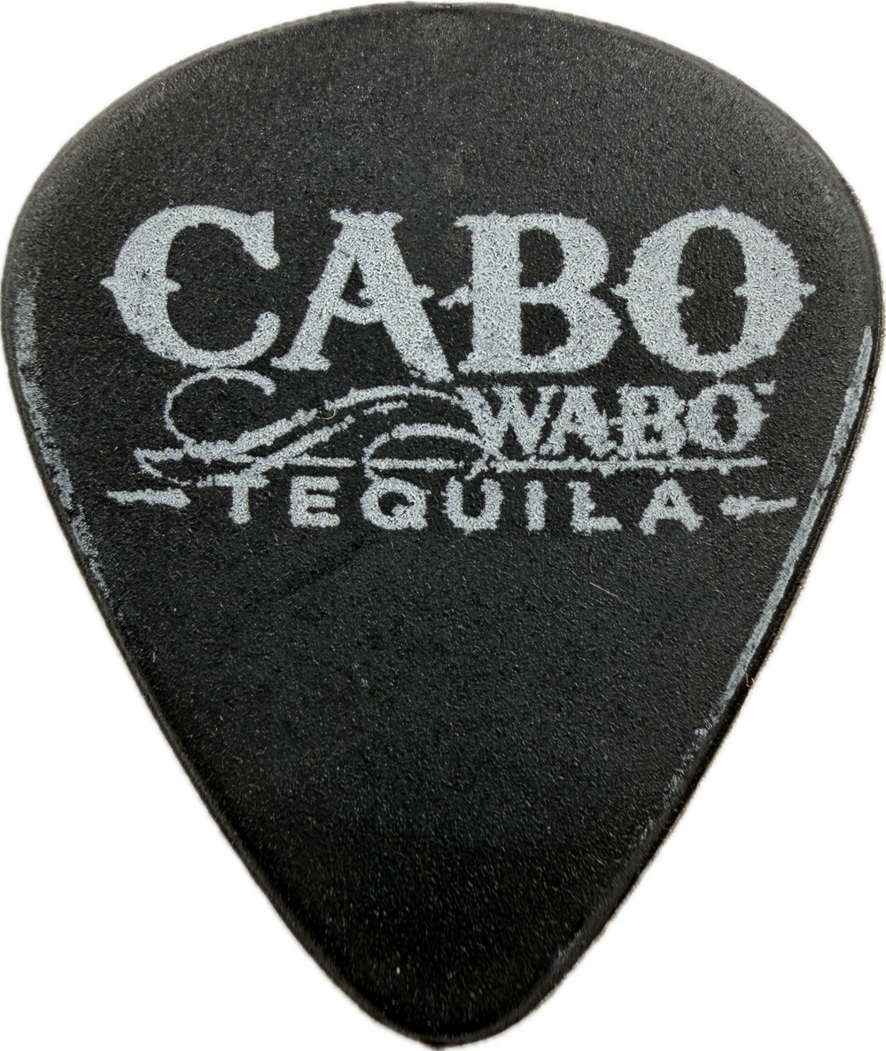 SAMMY HAGAR 2009 TOUR CABO WABO GUITAR PICK FRONT