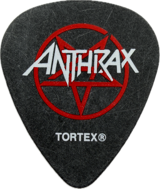 SCOTT IAN ANTHRAX 2011 WORSHIP MUSIC TOUR GUITAR PICK