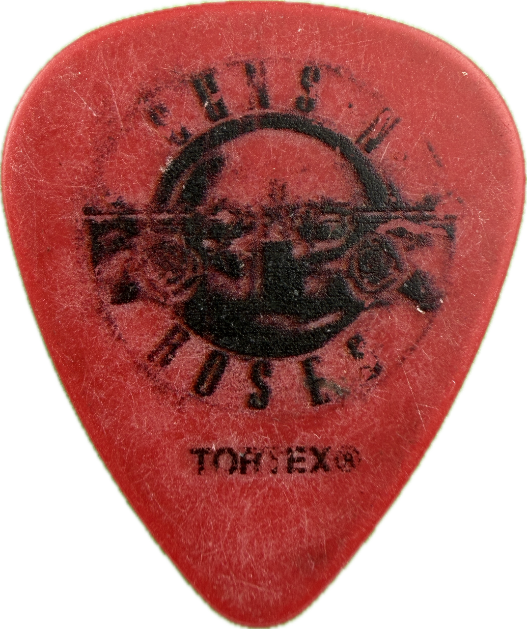 Slash Guns N' Roses 2017 World Tour Skull Worn Guitar Pick front