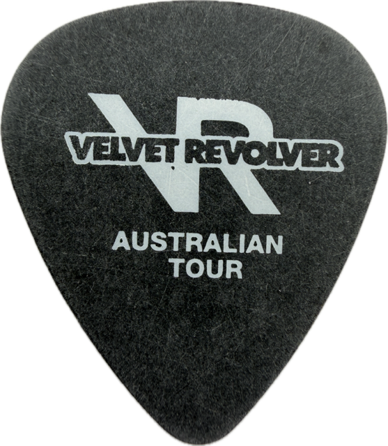 SLASH VELVET REVOLVER AUSTRALIAN TOUR GUITAR PICK