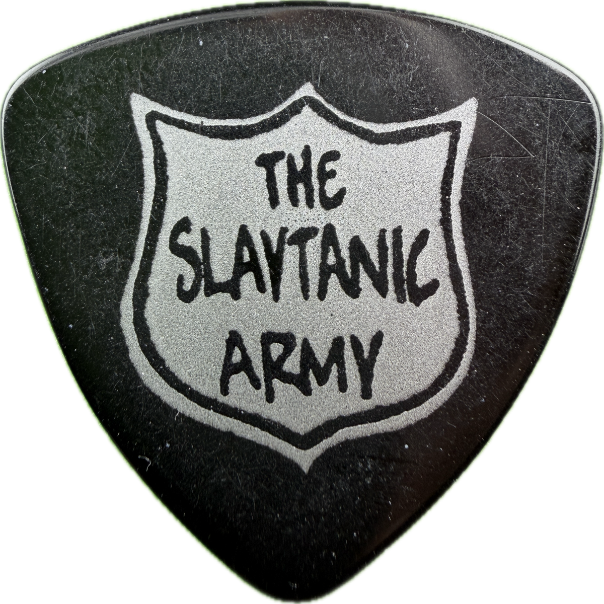 Slayer The Slaytanic Army guitar pick front