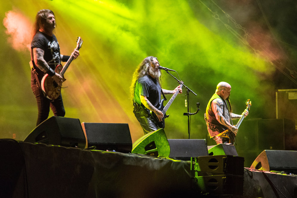 Slayer thrash metal band live photo