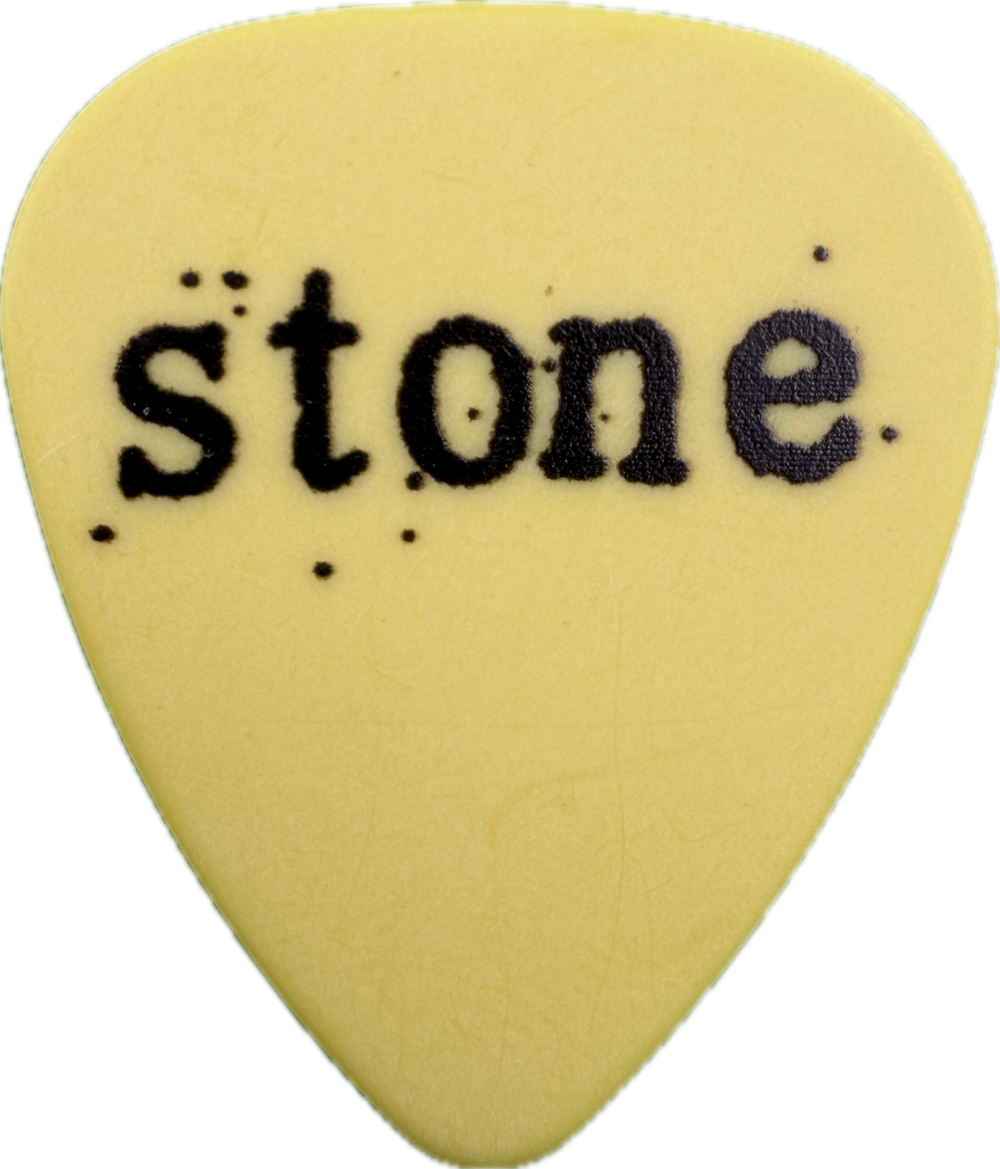 STONE GOSSARD PEARL JAM LOGO GUITAR PICK FRONT