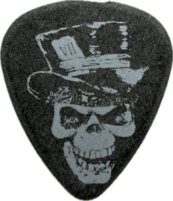 SYNYSTER GATES AVENGED SEVENFOLD 2008 US TOUR TOP HAT SKULL GUITAR PICK