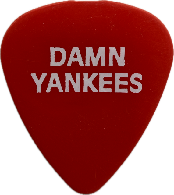 TED NUGENT DAMN YANKEES 1993 DON’T TREAD TOUR GUITAR PICK