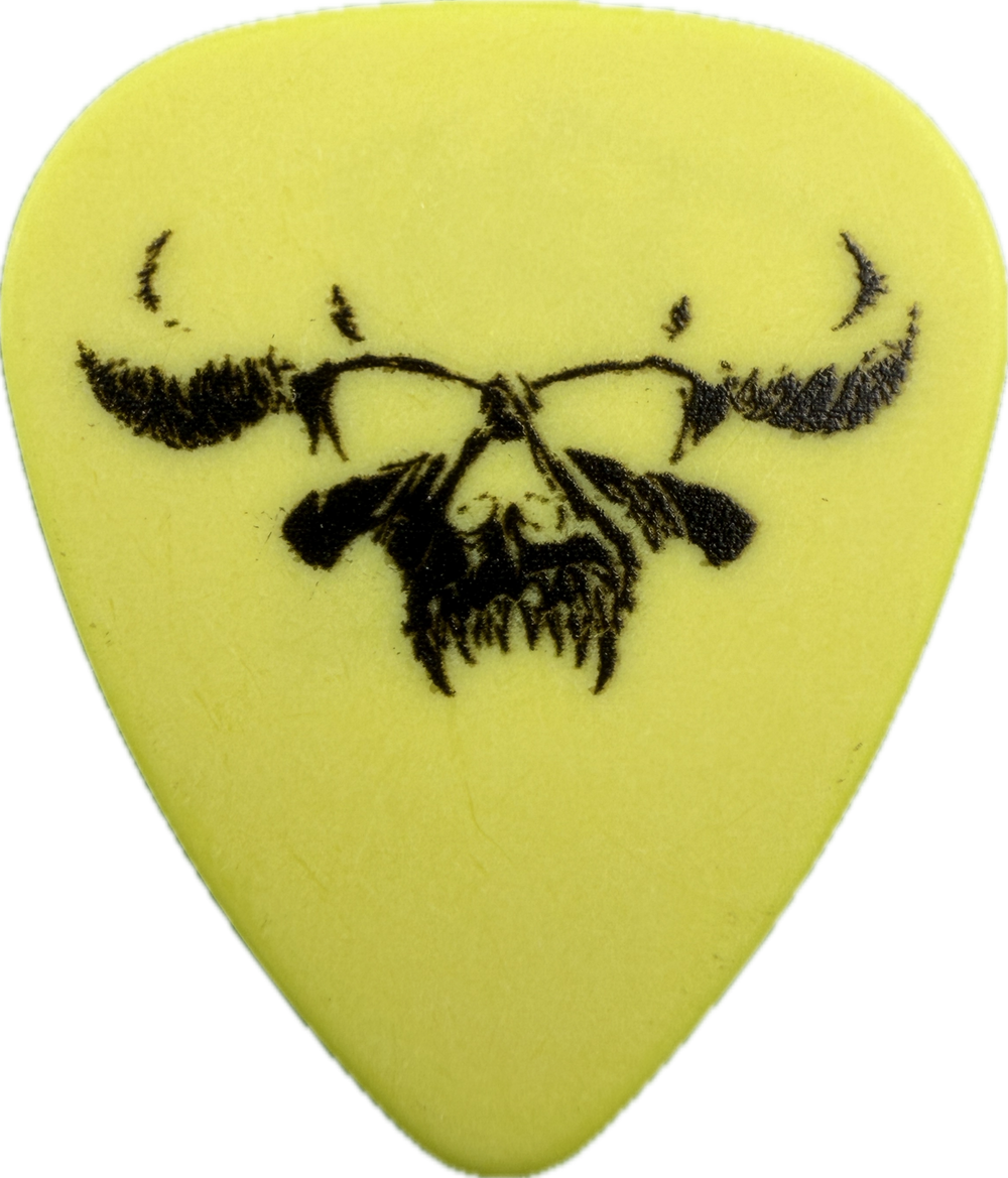 TODD YOUTH DANZIG SIGNATURE LOGO GUITAR PICK FRONT