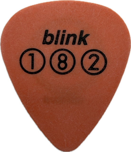 BLINK-182 2001 TAKE OFF YOUR PANTS AND JACKET TOUR GUITAR PICK
