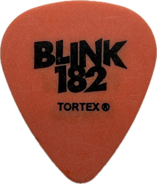 BLINK-182 2003 TOUR WORTHLESS PIECE OF PLASTIC GUITAR PICK