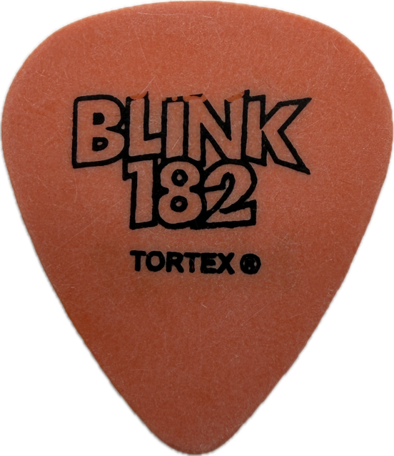 TOM DELONGE BLINK-182 2003 TOUR TOM OR MARK? GUITAR PICK