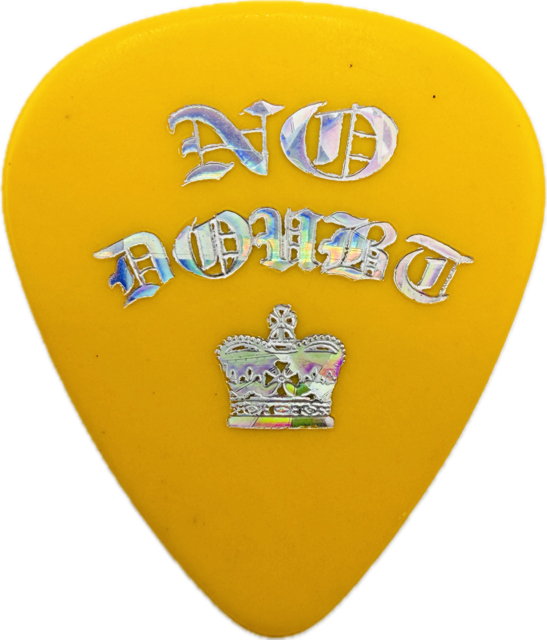 TOM DUMONT NO DOUBT 2004 TOUR CROWN GUITAR PICK