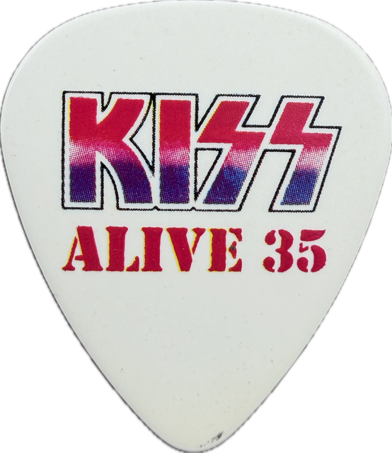 TOMMY THAYER KISS 2009 ALIVE 35 TOUR GUITAR PICK