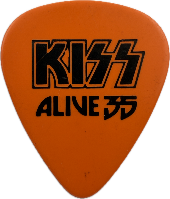 TOMMY THAYER KISS 2009 ALIVE 35 VOODOO FESTIVAL TOUR GUITAR PICK
