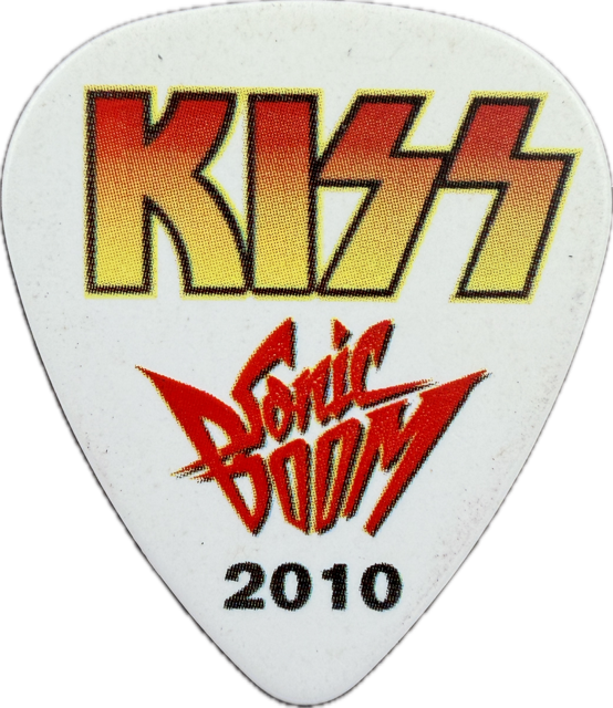 TOMMY THAYER KISS 2010 SONIC BOOM TOUR GUITAR PICK