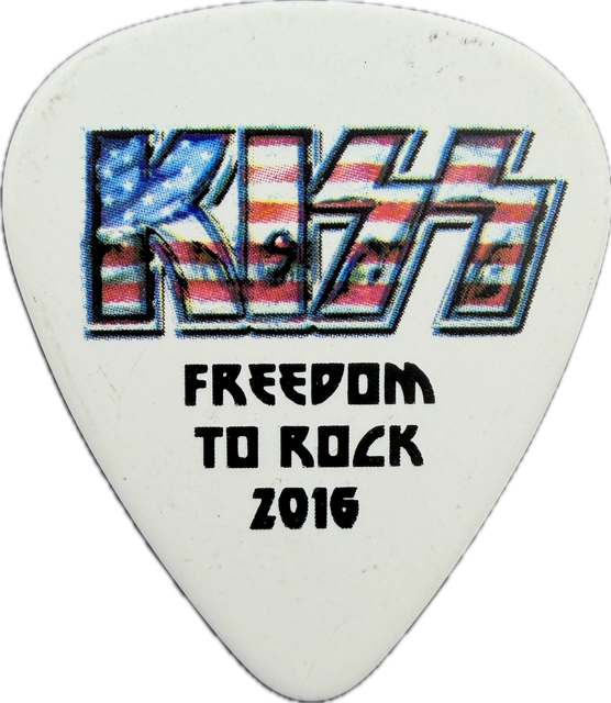 TOMMY THAYER KISS 2016 FREEDOM TO ROCK TOUR GUITAR PICK