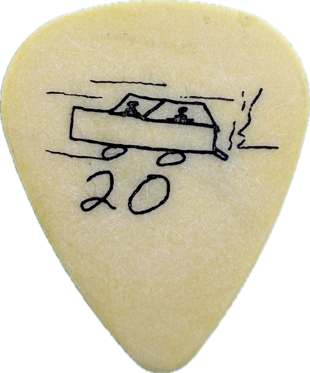Travis Tritt 1992 T-R-O-U-B-L-E Tour Van Guitar Pick front