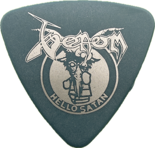 CRONOS VENOM HELLO SATAN GUITAR PICK