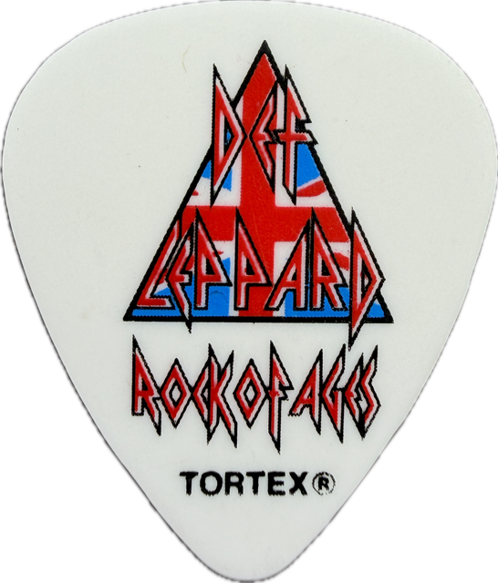 VIVIAN CAMPBELL DEF LEPPARD 2012 ROCK OF AGES TOUR GUITAR PICK