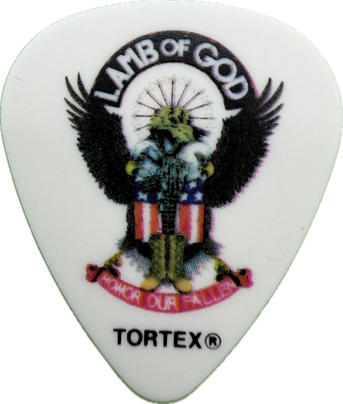 Willie Adler Lamb Of God 2009 Wrath Tour Now You'Ve Got Something To Die For Guitar Pick front