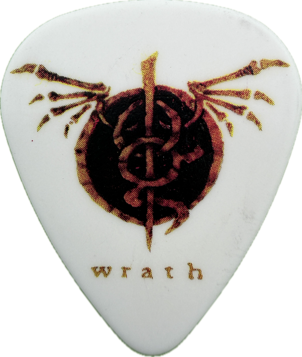 Willie Adler Lamb Of God 2009 Wrath Tour Wrath Guitar Pick front
