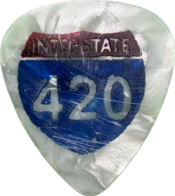 WILLIE NELSON INTERSTATE 420 GUITAR PICK