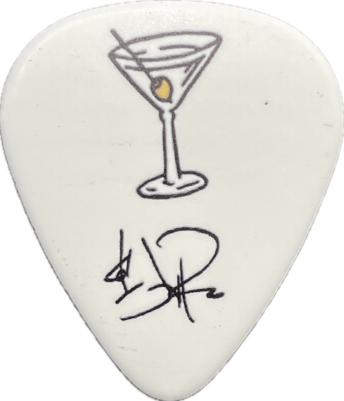 White reverse with cocktail glass and A. Jay Popoff signature reverse