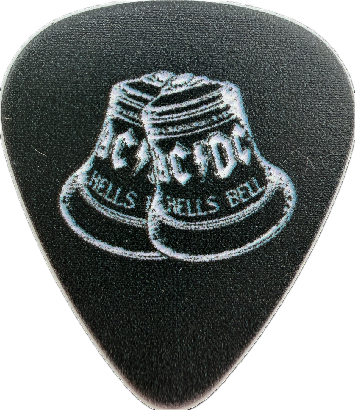 AC/DC HELLS BELLS GUITAR PICK reverse
