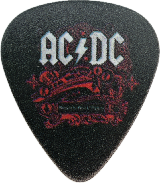 AC/DC ROCK N ROLL TRAIN GUITAR PICK reverse