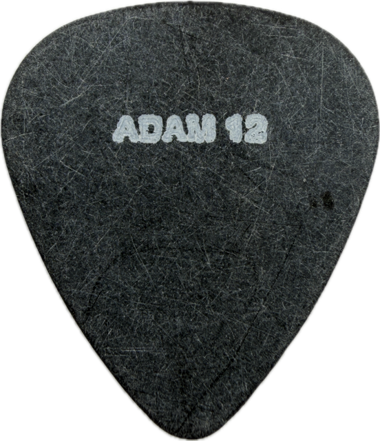 ADAM WILLIAMS ADAM 12 POWERMAN 5000 2003 TRANSFORM TOUR GUITAR PICK reverse