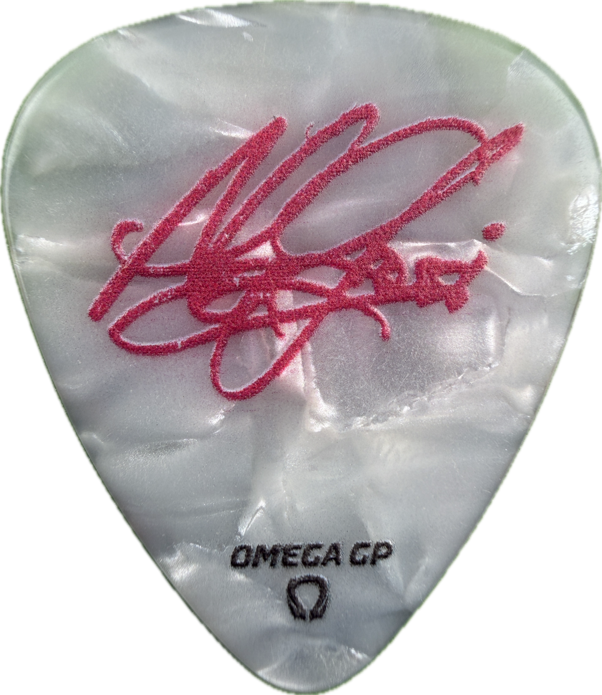 alex grossi quiet riot pearl logo signature guitar pick guitar pick reverse pickrebel photo reverse