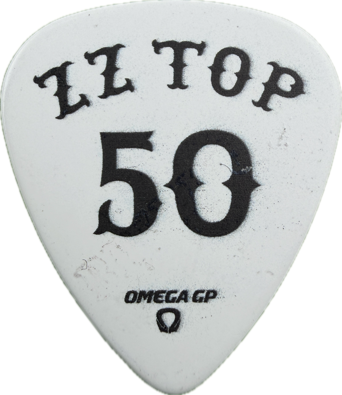 billy gibbons zz top 50th anniversary guitar pick guitar pick reverse pickrebel photo reverse