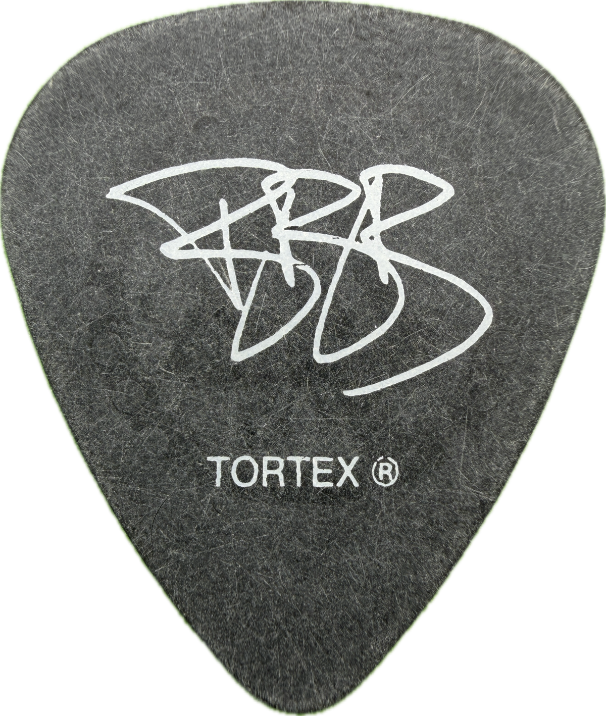 brad delson linkin park 2008 minutes to midnight tour signature dunlop black tortex guitar pick reverse pickrebel photo reverse