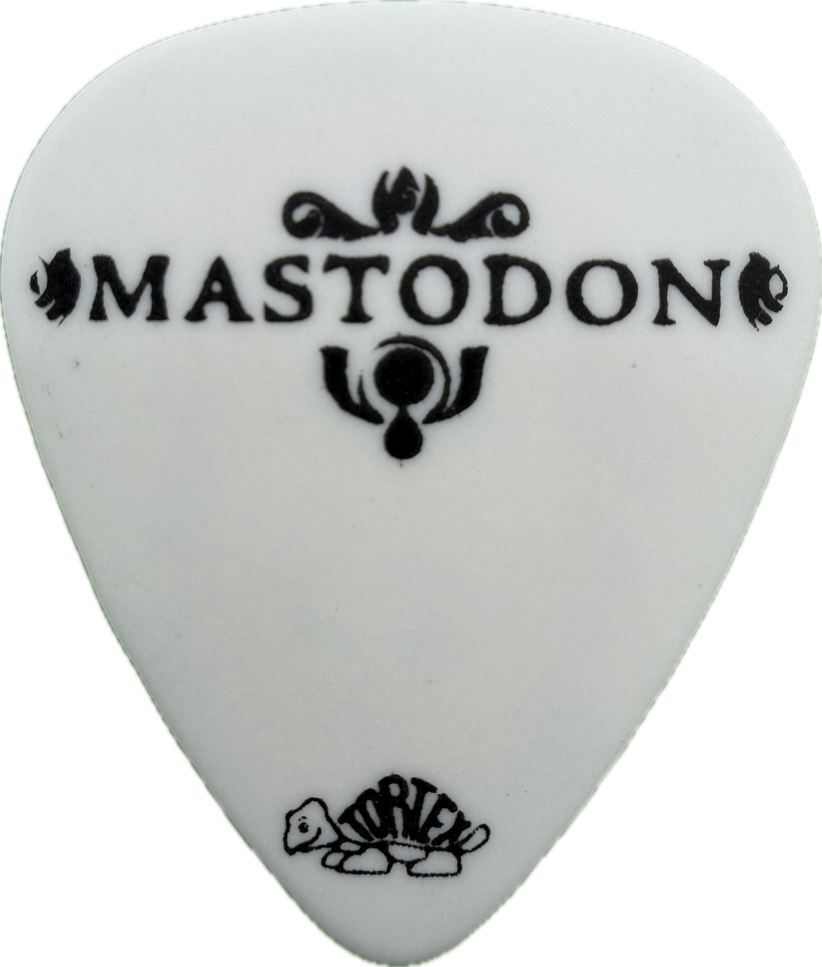 brent hinds mastodon 2010 crack the sky tour caricature white guitar pick reverse pickrebel photo reverse