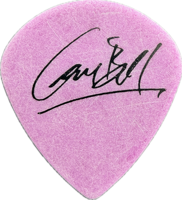 CARL BELL FUEL 2000 SOMETHING LIKE HUMAN TOUR GUITAR PICK reverse