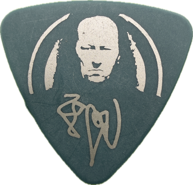 CRONOS VENOM HELLO SATAN GUITAR PICK reverse