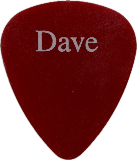 DAVE NAVARRO JANES ADDICTION 2003 US TOUR GUITAR PICK reverse