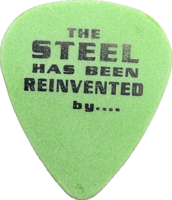 DIMEBAG DARRELL PANTERA 2001 REINVENTING STEEL TOUR GUITAR PICK reverse